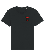 HO, HO , HO - lateral 1 Tricou mânecă scurtă Unisex Rocker