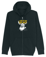 I DO IT FOR THE HO`S - MOS CRACIUN Hanorac cu fermoar Unisex Connector