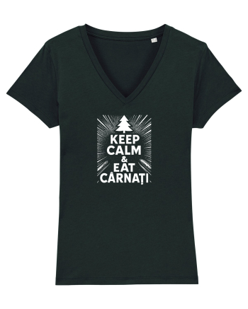 KEEP CALM & EAT CARNATI - CRACIUN - SARBATORI IARNA Black