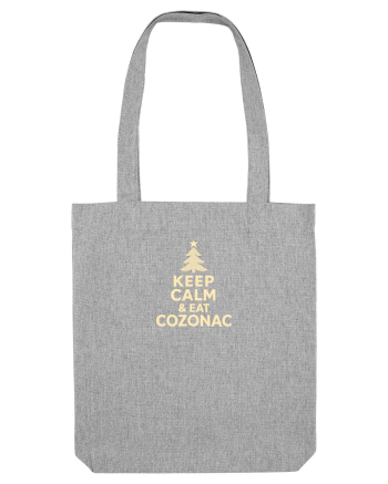 KEEP CALM & EAT COZONAC - CRACIUN - SARBATORI IARNA Heather Grey