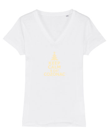 KEEP CALM & EAT COZONAC - CRACIUN - SARBATORI IARNA White