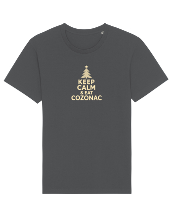 KEEP CALM & EAT COZONAC - CRACIUN - SARBATORI IARNA Anthracite