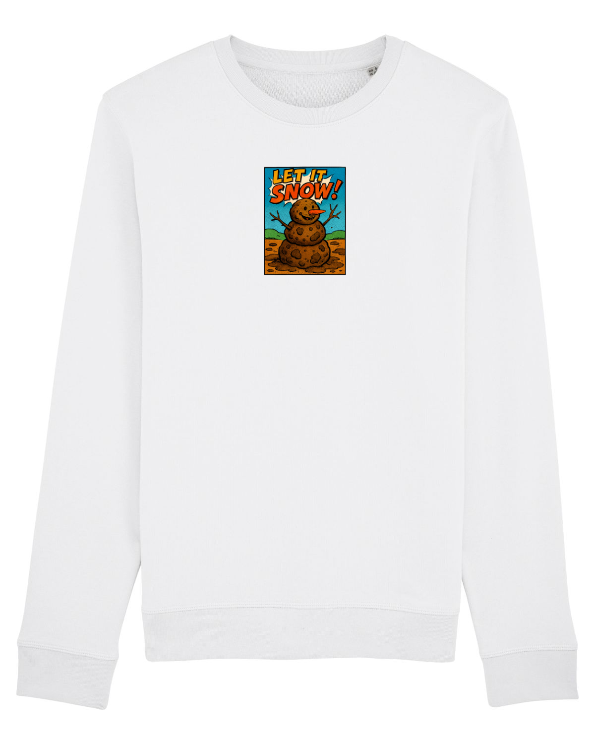 Bluză mânecă lungă Unisex Rise White