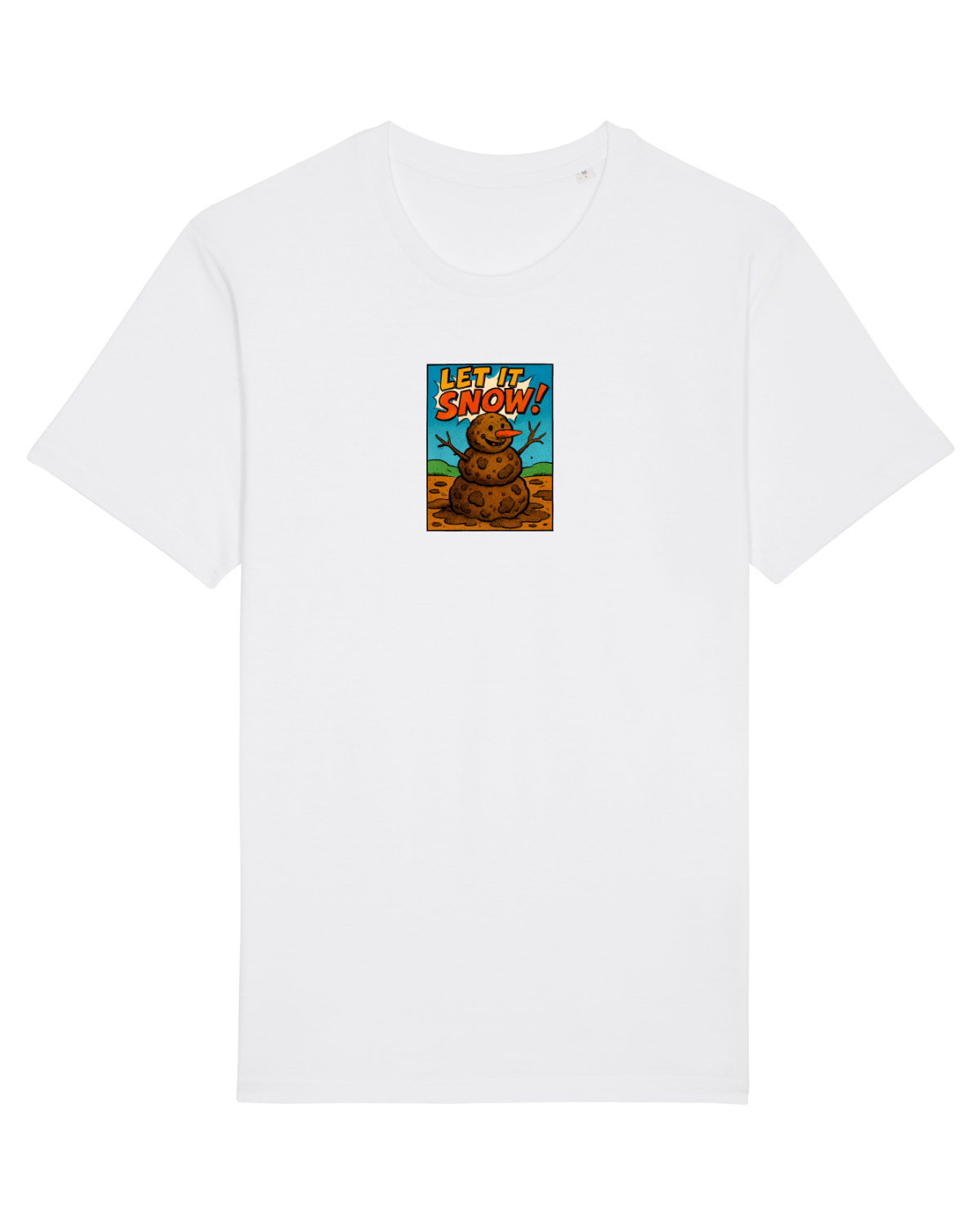 Tricou mânecă scurtă Unisex Rocker White