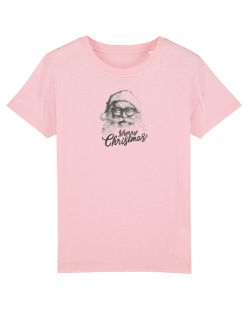 MERRY CHRISTMAS! - Mos Craciun cu ochelari Cotton Pink
