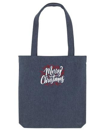 MERRY CHRISTMAS! - text elegant cu crengute de brad Midnight Blue