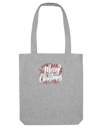 MERRY CHRISTMAS! - text elegant cu crengute de brad Heather Grey
