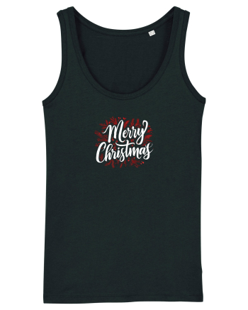MERRY CHRISTMAS! - text elegant cu crengute de brad Black