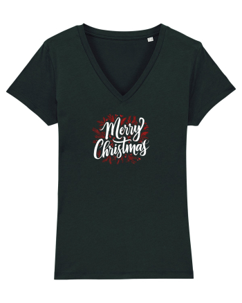 MERRY CHRISTMAS! - text elegant cu crengute de brad Black