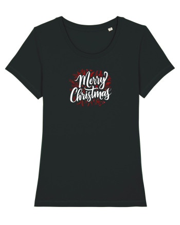 MERRY CHRISTMAS! - text elegant cu crengute de brad Black