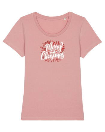 MERRY CHRISTMAS! - text elegant cu crengute de brad Canyon Pink