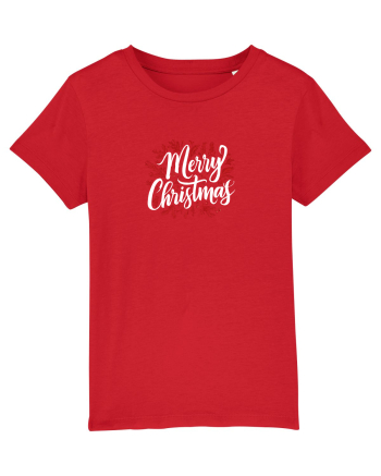 MERRY CHRISTMAS! - text elegant cu crengute de brad Red