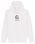 MERRY CHRISTMAS! - Mos Craciun 2 Hanorac cu fermoar Unisex Connector
