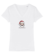 MERRY CHRISTMAS! - Mos Craciun 2 Tricou mânecă scurtă guler V Damă Evoker