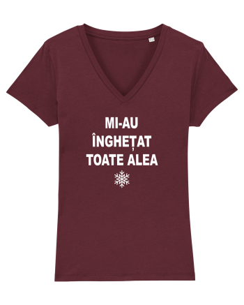 MI-AU INGHETAT TOATE ALEA - SARBATORI - IARNA Burgundy