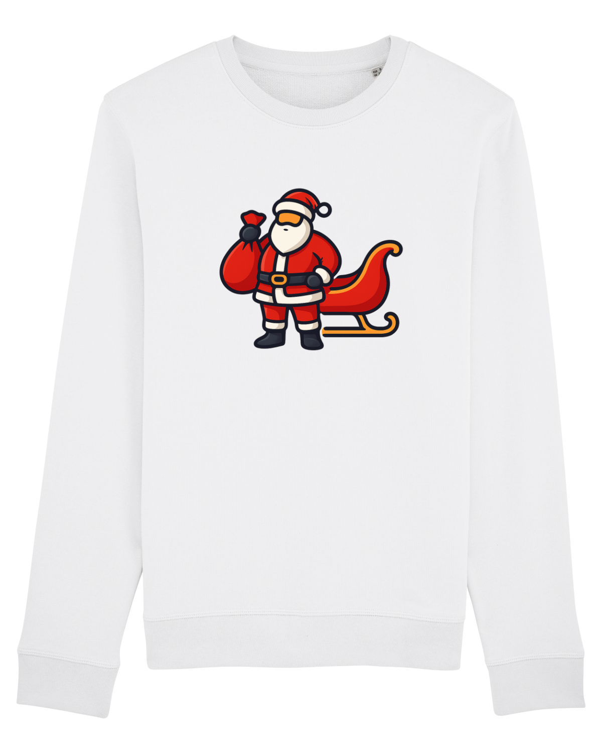 Bluză mânecă lungă Unisex Rise White