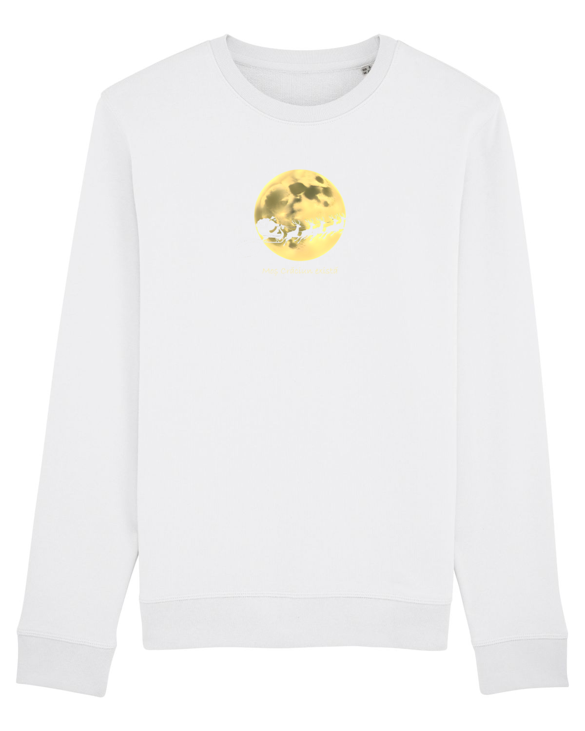 Bluză mânecă lungă Unisex Rise White