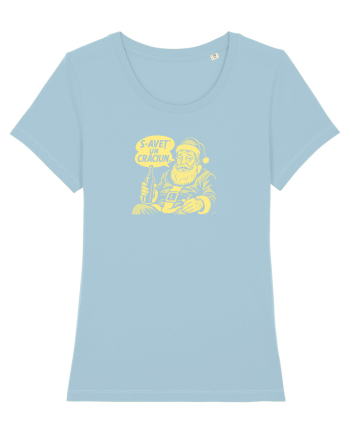 S-AVET` UN CRACIUN... - Mos Craciun ametit Sky Blue