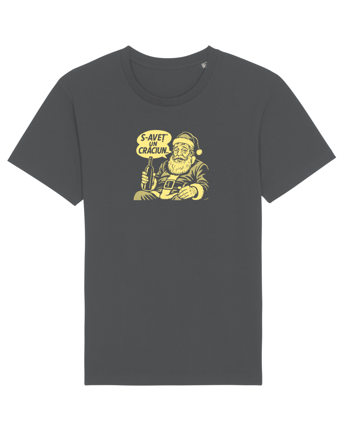 Tricou mânecă scurtă Unisex Rocker Anthracite