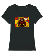 AHO , AHO, COPII SI FRATI - URSUL - COLINDE TRADITIONALE DE ANUL NOU Tricou mânecă scurtă guler larg fitted Damă Expresser
