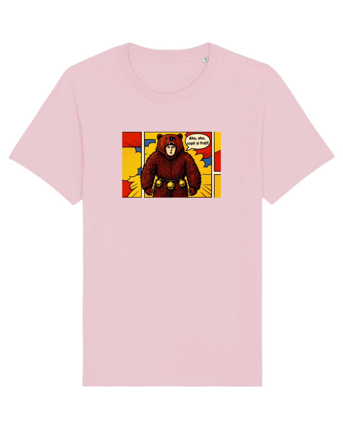 Tricou mânecă scurtă Unisex Rocker Cotton Pink