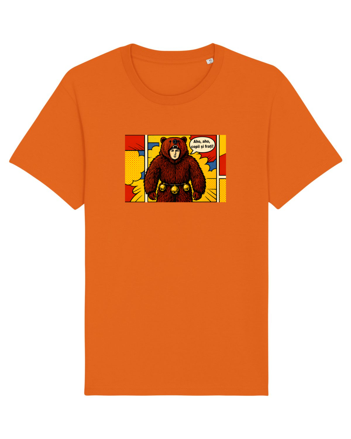 Tricou mânecă scurtă Unisex Rocker Bright Orange