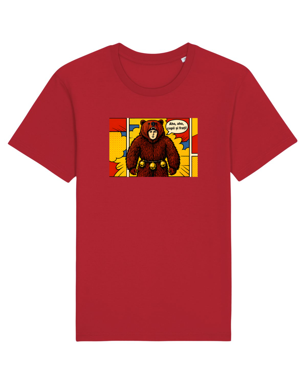Tricou mânecă scurtă Unisex Rocker Red