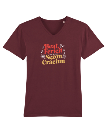 BEAT, FERICIT =  SEZON CRACIUN Burgundy