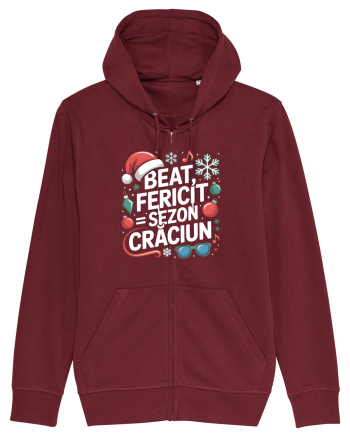 BEAT, FERICIT =  SEZON CRACIUN 2 Burgundy