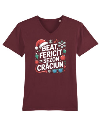 BEAT, FERICIT =  SEZON CRACIUN 2 Burgundy