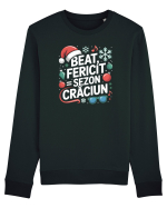 BEAT, FERICIT =  SEZON CRACIUN 2 Bluză mânecă lungă Unisex Rise