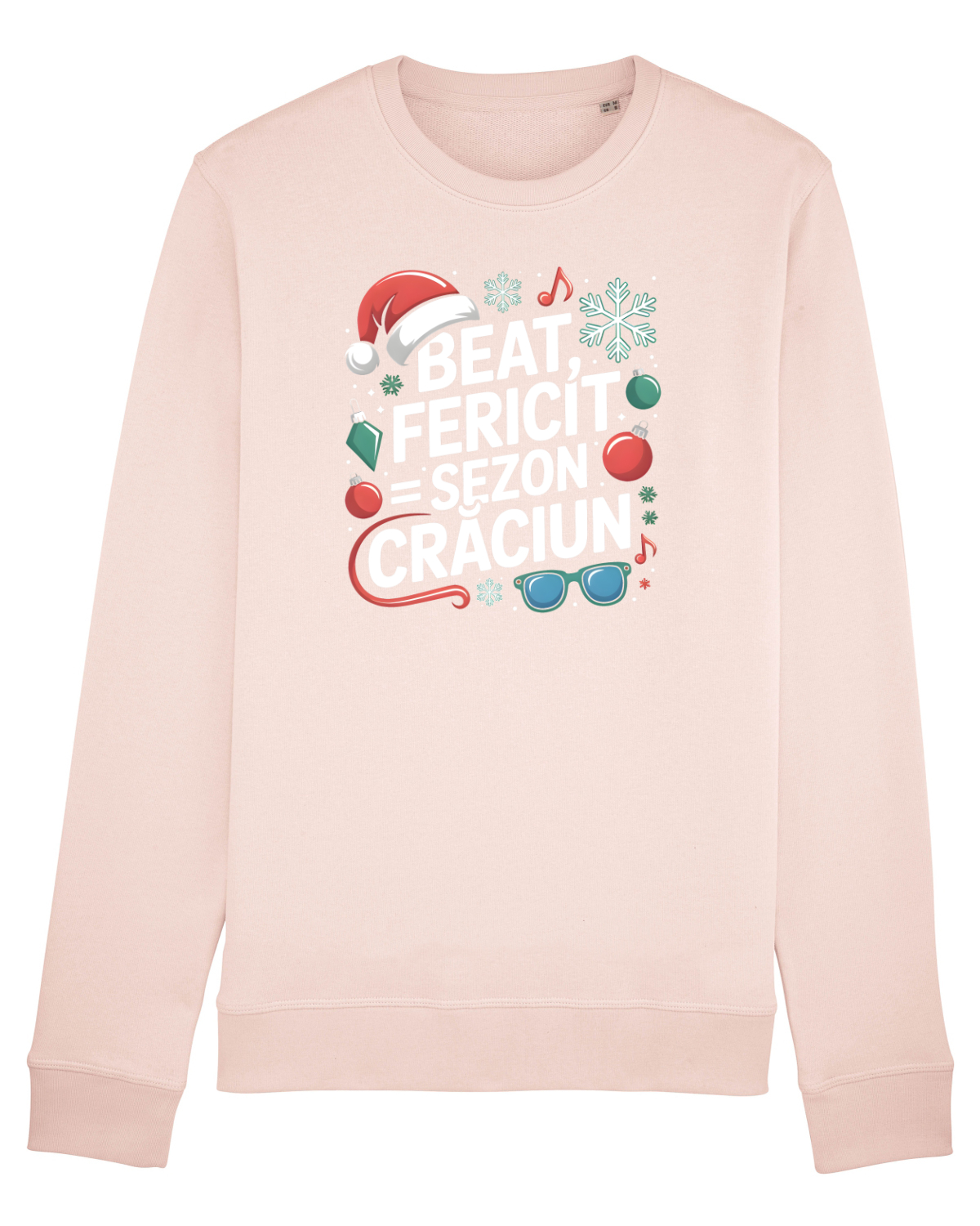 Bluză mânecă lungă Unisex Rise Candy Pink