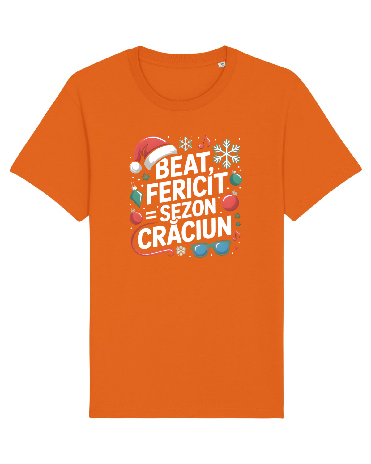 Tricou mânecă scurtă Unisex Rocker Bright Orange