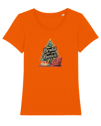 BRADUL DE CACIUN DIN CASA BUNICII - NOSTALGIA COPILARIEI Bright Orange