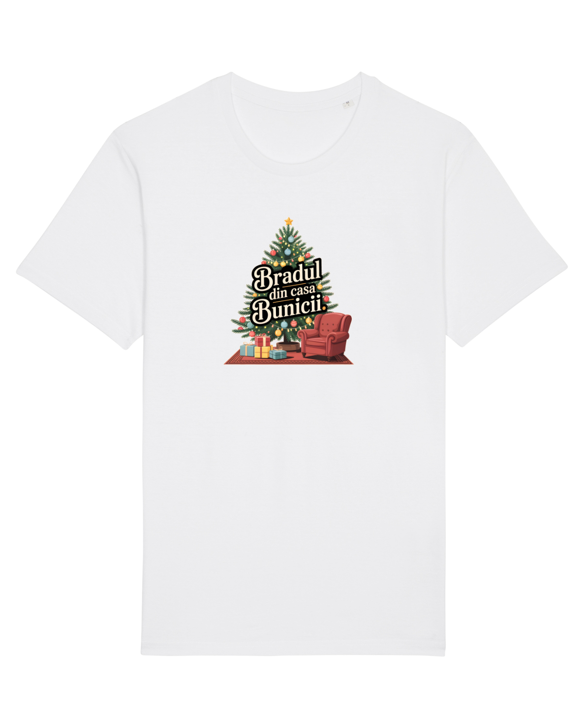 Tricou mânecă scurtă Unisex Rocker White