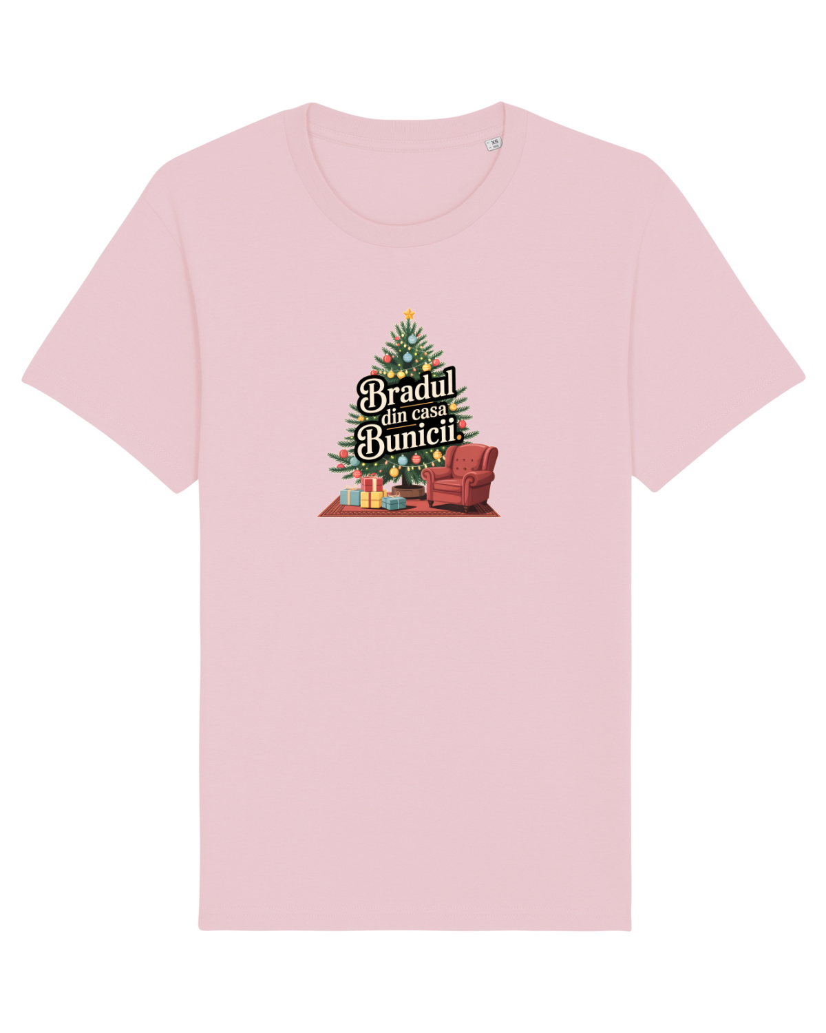 Tricou mânecă scurtă Unisex Rocker Cotton Pink