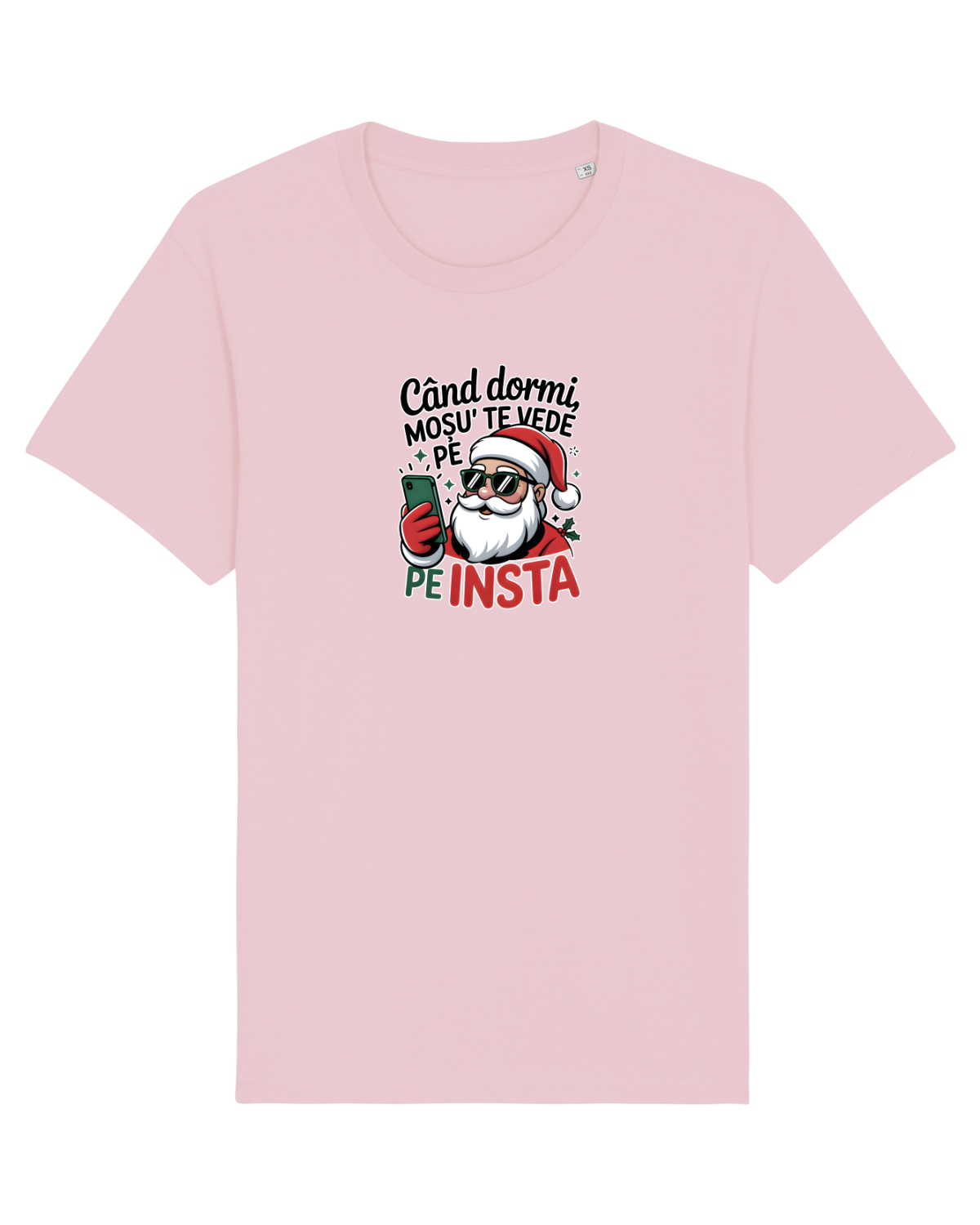 Tricou mânecă scurtă Unisex Rocker Cotton Pink