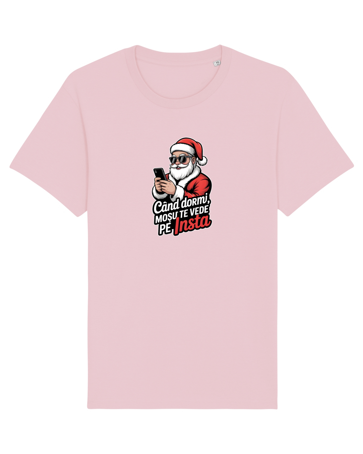Tricou mânecă scurtă Unisex Rocker Cotton Pink