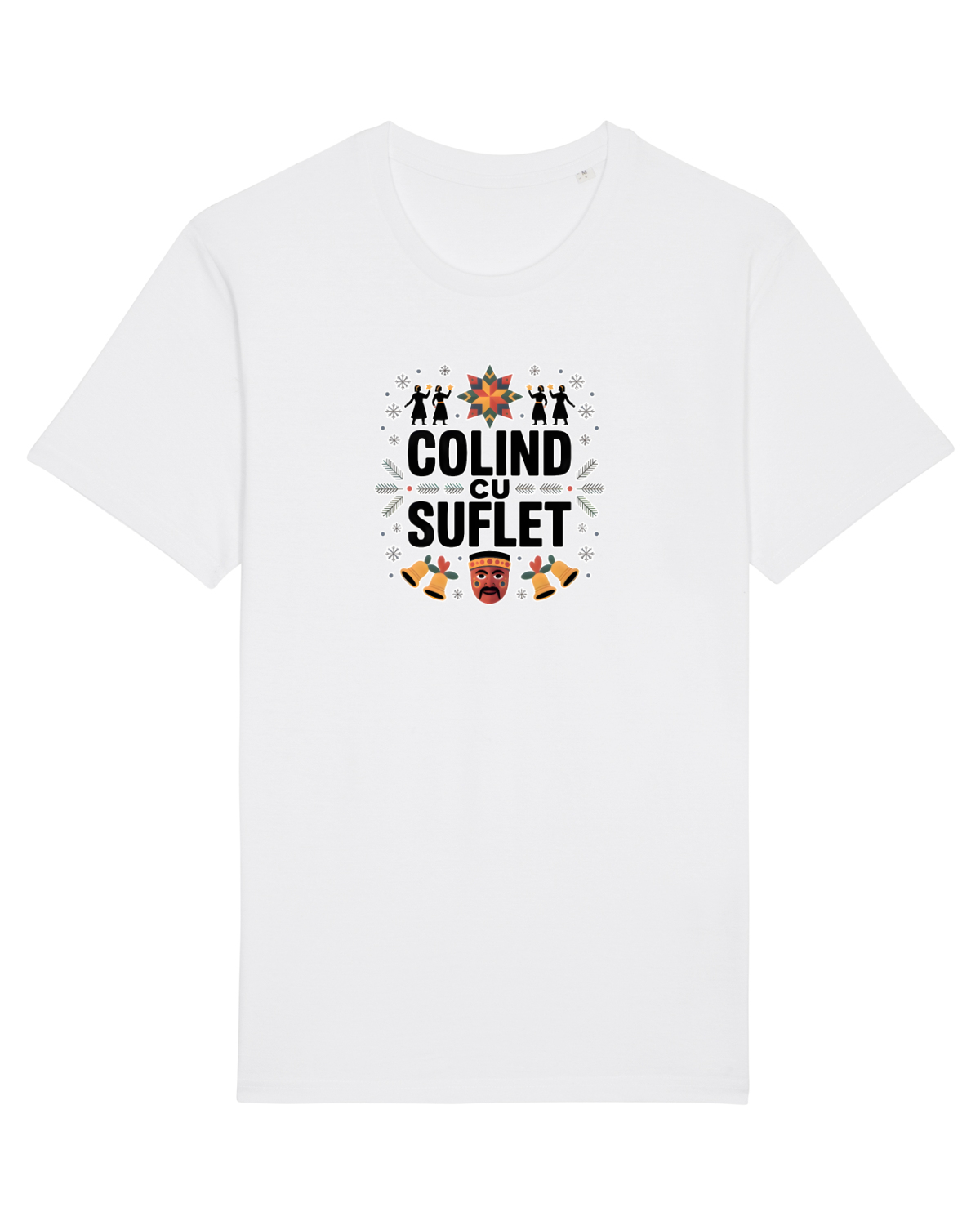 Tricou mânecă scurtă Unisex Rocker White