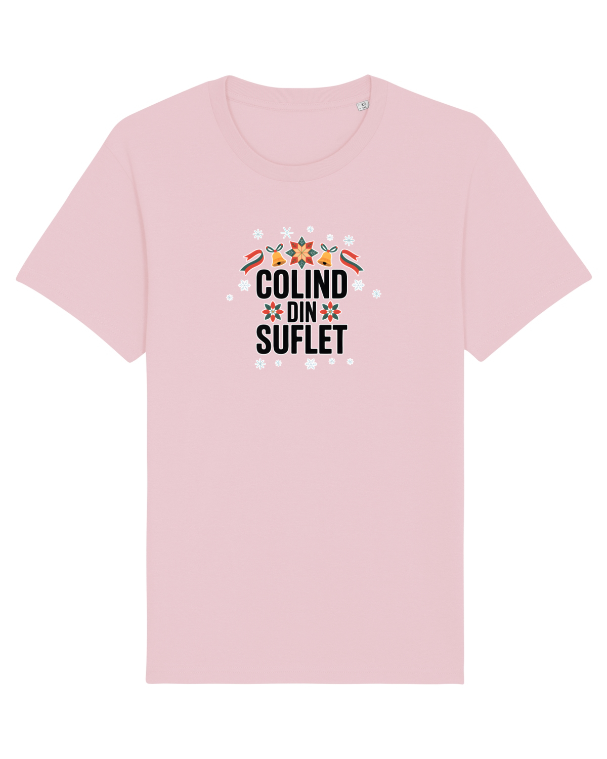Tricou mânecă scurtă Unisex Rocker Cotton Pink