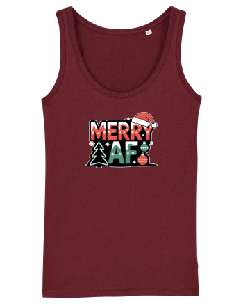 MERRY AS F..CK Burgundy