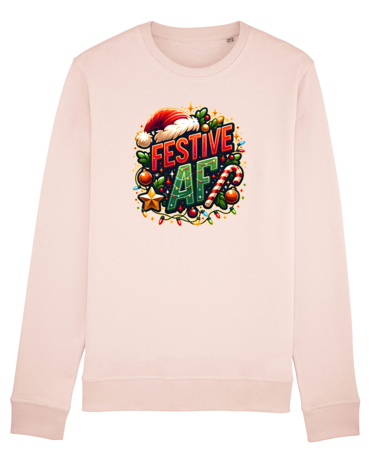 Bluză mânecă lungă Unisex Rise Candy Pink