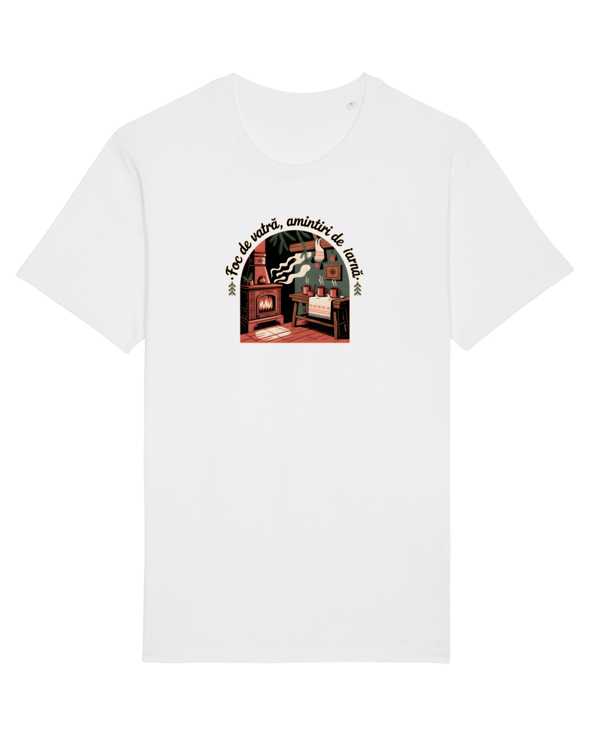 Tricou mânecă scurtă Unisex Rocker White