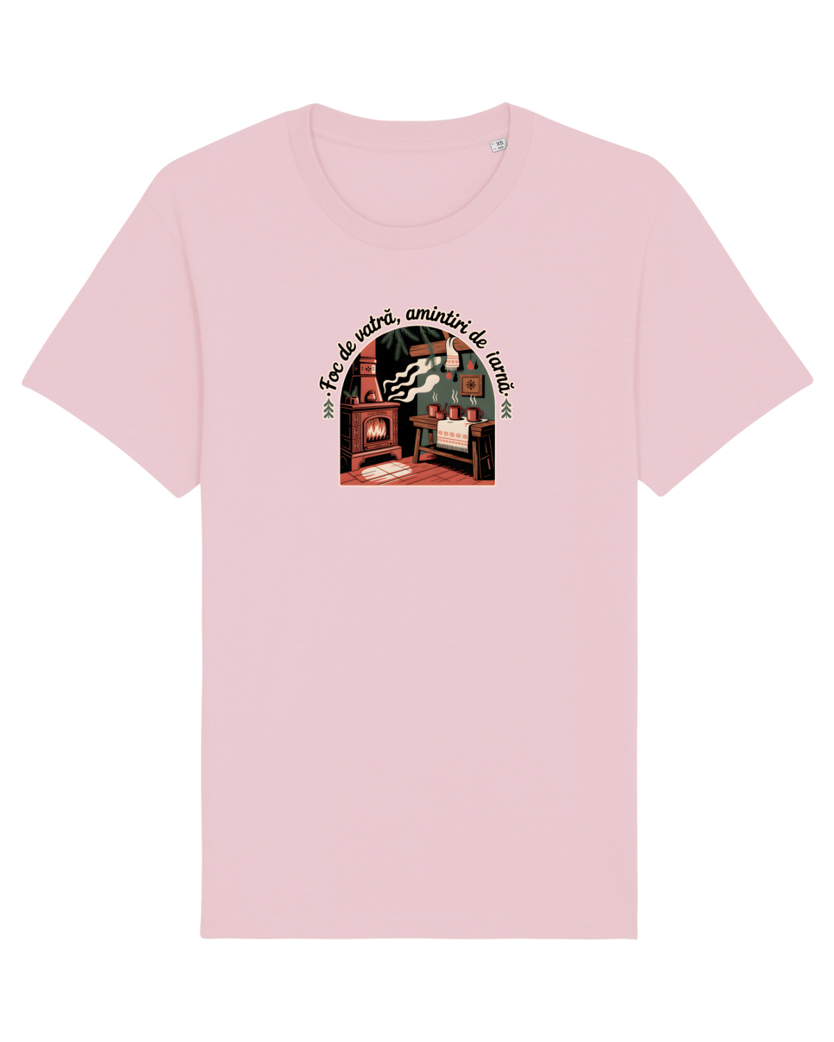 Tricou mânecă scurtă Unisex Rocker Cotton Pink