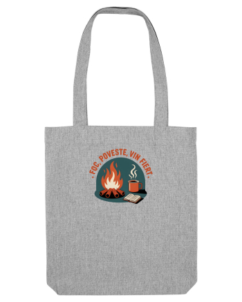 FOC, POVESTE, VIN FIERT - CRACIUN Heather Grey