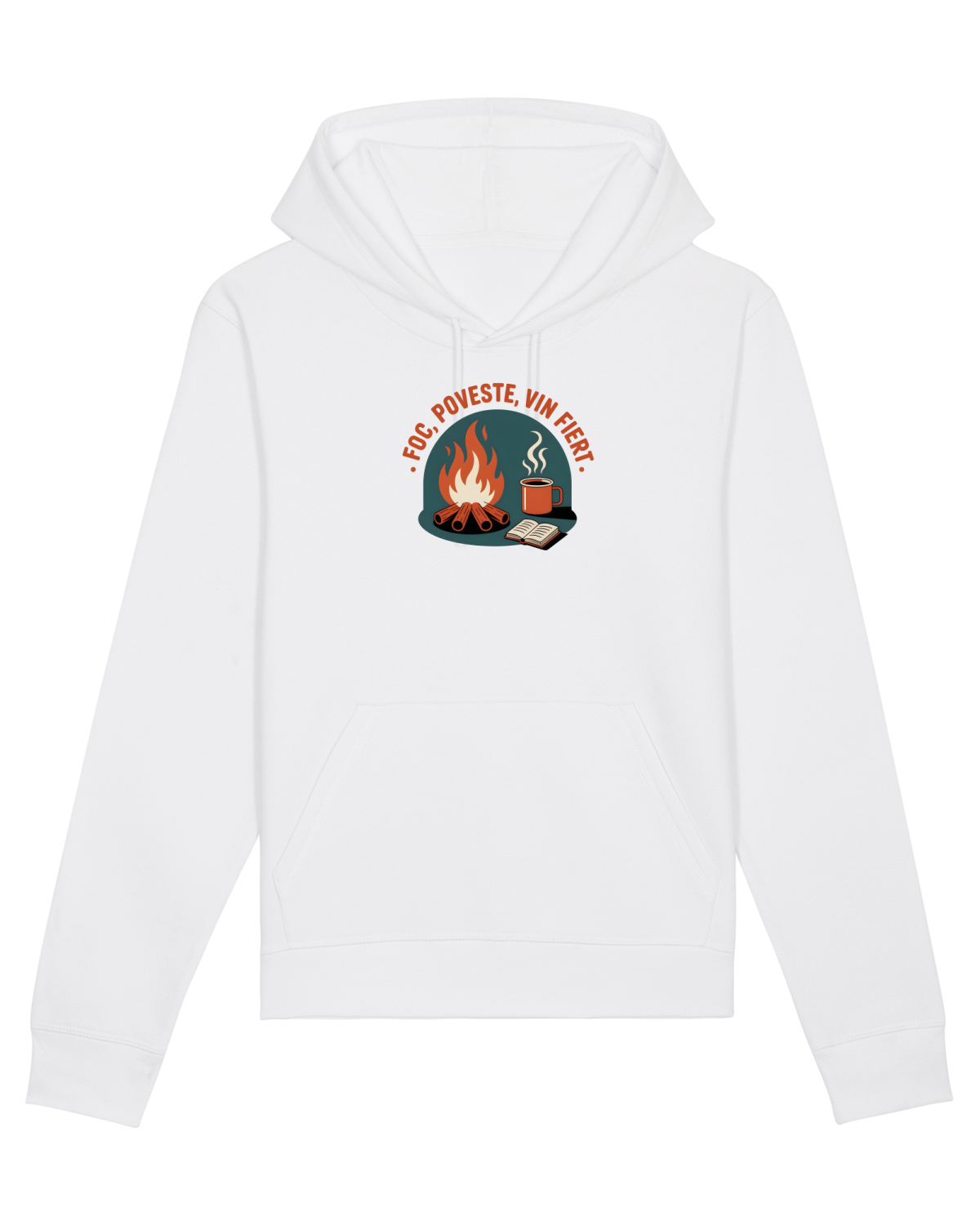 Hanorac Unisex Drummer White