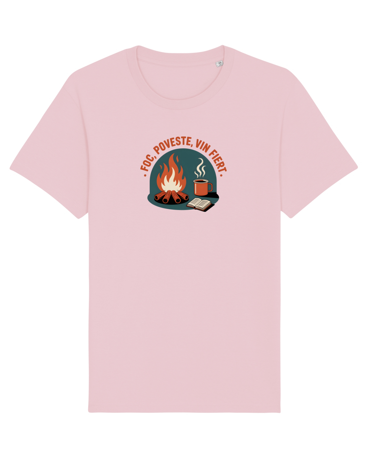 Tricou mânecă scurtă Unisex Rocker Cotton Pink