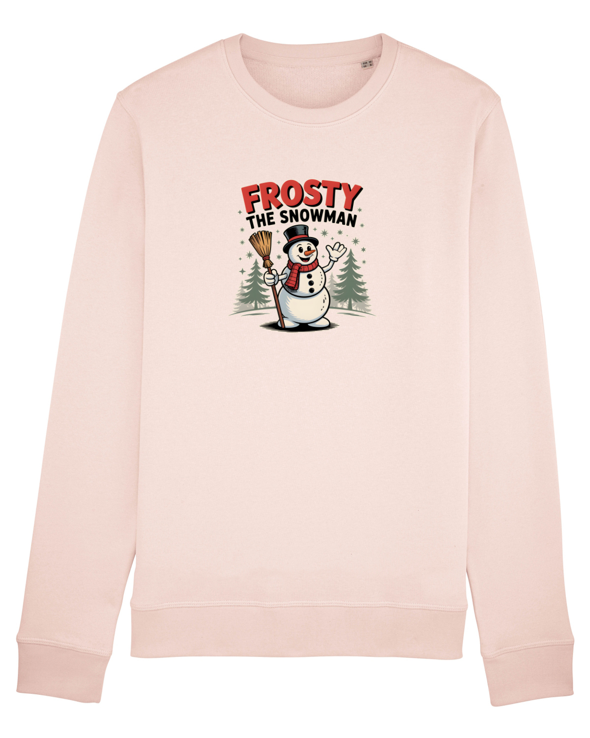 Bluză mânecă lungă Unisex Rise Candy Pink