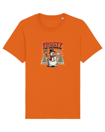 FROSTY THE SNOWMAN (OMUL DE ZAPADA) - CRACIUN  Bright Orange