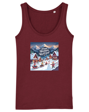 FROZEN MOUNTAINS, WARM SOUL  - CRACIUN  - SANIUSUL  COPILARIEI Burgundy